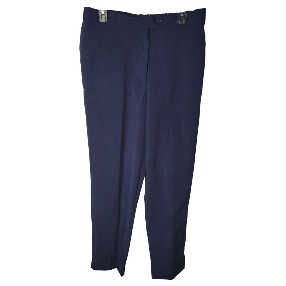 Bend Over Womens Size 16 Blue Solid Dress Pants